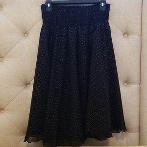 A line Midi Skirt